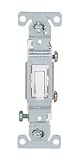 10 each: Cooper Wiring Grounding Quiet Toggle Switch (1301-7WBOX)