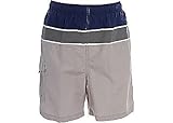 Boca Classics Wide Stripe Nylon Swim Trunks by Boca Classics