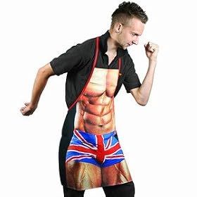 Novelty English Macho Man Apron