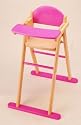 Pintoy Wooden Doll's High Chair
