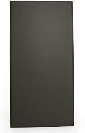 Fabric Wrapped Absorber Panel 4pk, 1"x48"x24" Graphite Suede