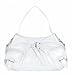 Kooba Isabella Leather Shoulder Bag (White Patent)