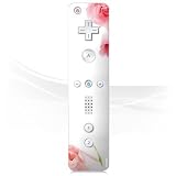Design Skins for Nintendo Wii Controller - Pink Roses Design Folie