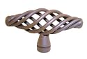 CABINET Pull pulls Birdcage KNOBS drawer knob RUST