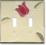 ART NOUVEAU TULIP Switchplates Outlet Covers, Rocker, GFCI