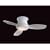 Minka-Aire Fans F519-WH 52" Concept II Contemporary Flush Mount White Ceiling Fan w/ Light & Remote