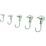 Eagle Claw New13 Non-Lead Unpainted Ball Head Jig with Barb 1/8-Ounce