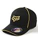 Fox Controlled Substance Flexfit Hat Cap Black/Yellow XXL