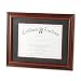 DAX Desk/Wall Photo Frame, Wood, 11 x 14 Inches, Rosewood/Black (N15786ST)