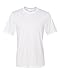 Hanes Cool DRI TAGLESS Men's T-Shirt Short Sleeve T-Shirt, White (Large)