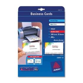 Avery Business Card Kit and Software 250 Templates 1500 Clip-art Images Ref C32040-10