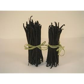 Vanilla Beans 1/4 Lb Madagascar Average Count 20 to 24 Stems