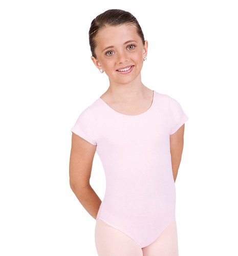 External hard drive:Child Short Sleeve Leotard - U6074CLPNKS