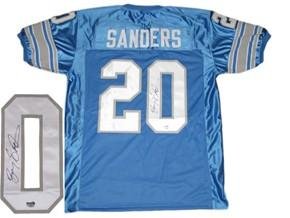 Autographed Barry Sanders Jersey - Home - Autographed NFL Jerseys