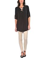 Bleu Marine Túnica (Negro)