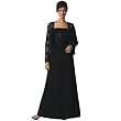 Beaded Lace Formal Evening Dress and Jacket - Mother of Bride & Groom Dress. Mothers Dress Gown. Womens Long Evening Gown by Sean Collection (7286)