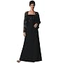 Beaded Lace Formal Evening Dress and Jacket - Mother of Bride & Groom Dress. Mothers Dress Gown. Womens Long Evening Gown by Sean Collection (7286)