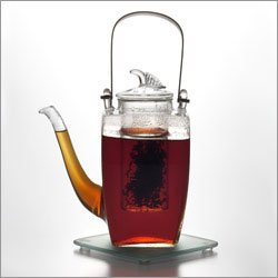 BonJour Simone Glass Teapot with Glass Infuser