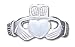 Solid Sterling Silver Claddagh Ring