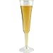 Fluted Disposable Champagne Glasses - 6 oz.: Pack of 12