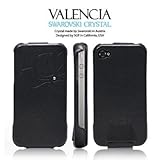 SGP Valencia iPhone 4 Leather Case Swarovski Black