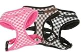 Puppia Lattice Harness - Brown Medium
