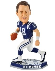 Indianapolis Colts Peyton Manning Forever Collectibles Thematic Base Edition Bobble Head