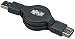 Tripp Lite U034-004-R USB2.0 Retractable AA Extension Cable for USB2.0 Cables - 4ft