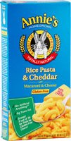 Annie's Homegrown Gluten Free Rice Pasta and Cheddar -- 6 oz
