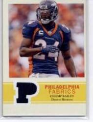2009 Upper Deck Philadelphia Fabric #PFCB Champ Bailey - Denver Broncos (Piece of Authentic Jersey)(Football Cards)