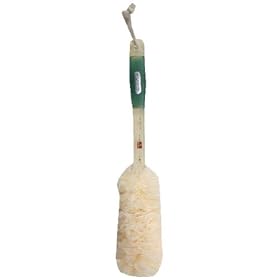 Feng Shui Mesh Body Brush- Yellow/Earth - with Ergonomic Grip Handle