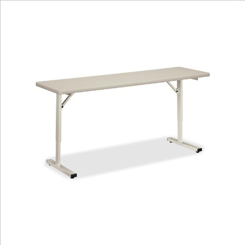 Hon Training Tables without Grommets, 60 by 18 by 22-1/2-Inch to 32-1/2-Inch, Light Gray On Sale