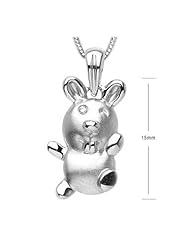 Rabbit Zodiac - 18K White Gold Pendant