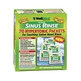 Sinus Rinse Hypertonic Packets - for Saline Nasal Rinse, 70 packets, (NeilMed)