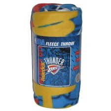 NBA Oklahoma City Thunder Woven Jacquard Baby Blanket ...