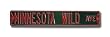 Minnesota Wild Avenue Sign 6 x 36 NHL Hockey Street Sign