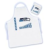 SEATTLE SEAHAWKS OFFICIAL CHEF'S APRON + OVEN MITT