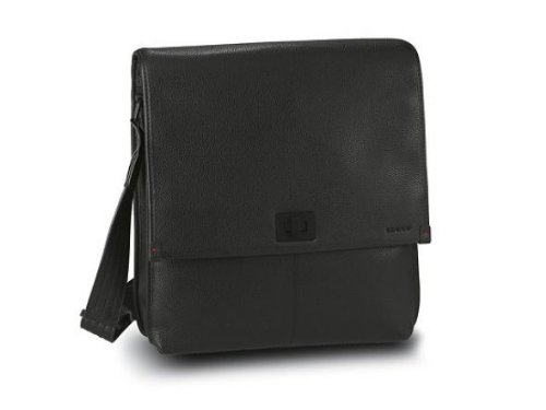 Lloyd Leder Messenger Bag A4, schwarz