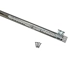 ｶｰﾃﾝﾚｰﾙ SDS-2N 伸縮C型ｽﾃﾝｼﾝｸﾞﾙ2m