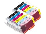 BCI6 BCI-6 compatible printer ink 12pk - 2 BCI6Bk black + 2 of each colour: Cyan/Magenta/Yellow/Photo Cyan/Photo Magenta BCI6 Inkjet Cartridge for CANON Printers PIXMA iP6000D I/S/BJC i900D i905D i950 i960 i965 i9100 S800 S820 S820D S830D S900 S9000 8200