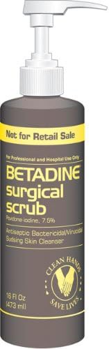 PT# 67618-151-17 PT# # 67618-151-17- Prep Scrub Betadine 16oz Antimicrobial W...