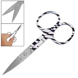 Zebra Grain Beauty Tool Stainless Scissors Trimmer for Lady