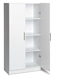 Elite Home Storage Collection White Finish 32 Cabinet