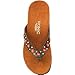 Vionic Floriana Womens Thong Sandals Bronze Croco - 9 Medium