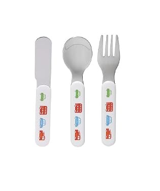 BabyEarth : Mothercare my red Fire engine cutlery set : Baby & Toddler > Feeding > Weaning