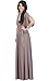 Koh Koh Women's Batwing Dolman Sleeve Maxi Dress