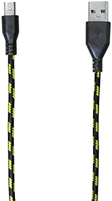 APXX 4-Pack Premium High Speed Nylon Braided USB 2.0 A Male to Micro B Cable - 6 Feet