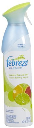 Febreze Air Effects-Citrus & Zest-9.7 oz (Quantity of 6)