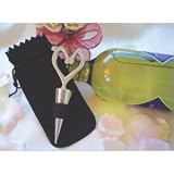 12 Open Heart Bottle Stoppers