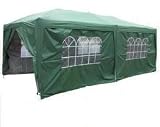 Quictent New 10'x 20' Ez Pop up Green Party Tent Canopy Gazebo with Sidewalls